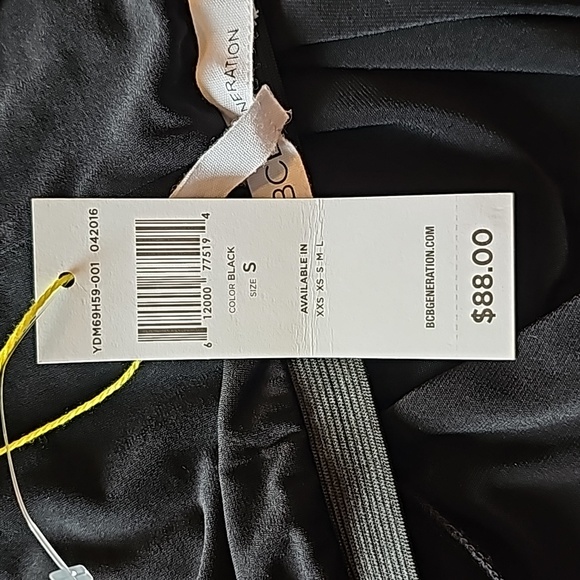 NWT-BCBGeneration Black Bodycon Cocktail Dress - Picture 3 of 15